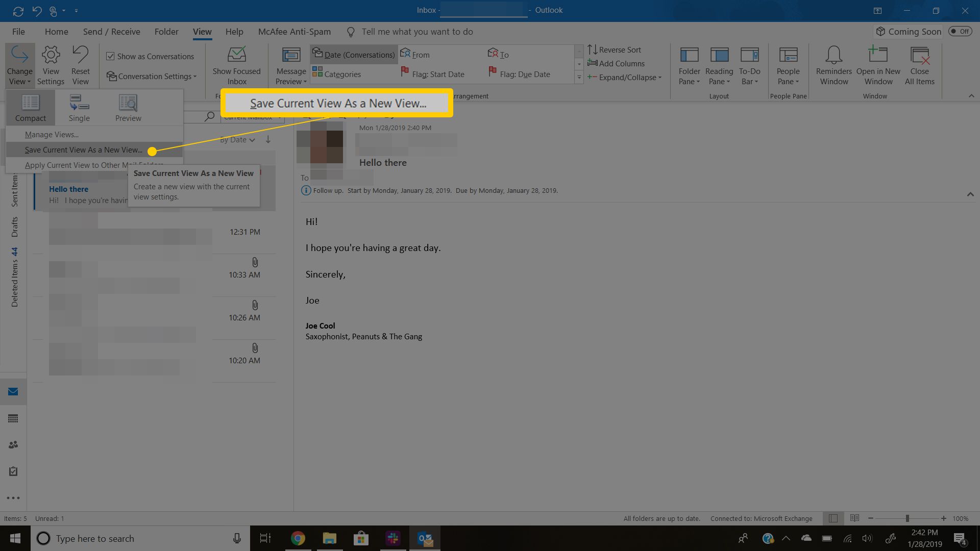 forward entire conversation in outlook 365 for mac